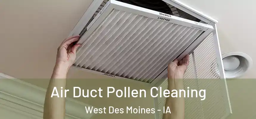  Air Duct Pollen Cleaning West Des Moines - IA